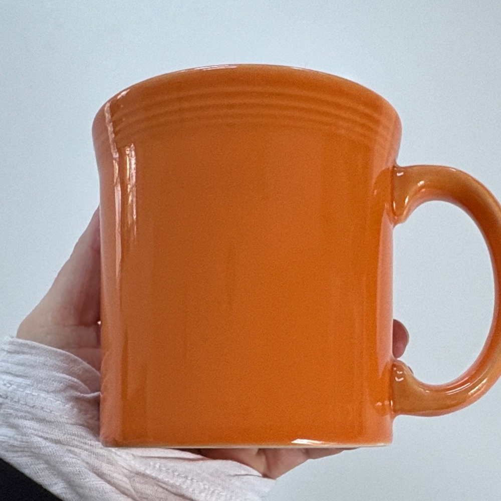 Fiesta Tangerine Ceramic Mug